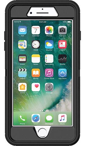 OtterBox  Defender Series Case For Iphone 7/8 Plus Black