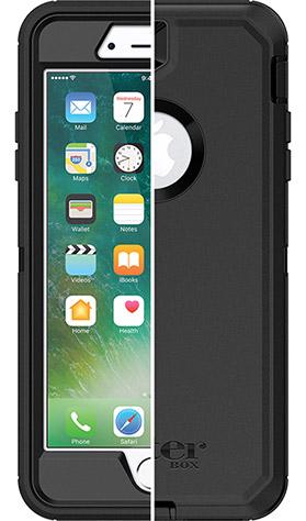 OtterBox  Defender Series Case For Iphone 7/8 Plus Black