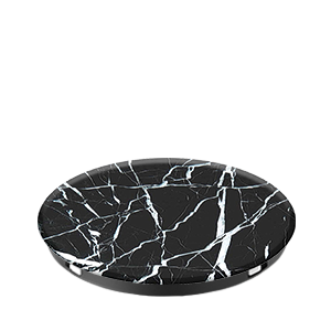 PopSockets Grip Stand Black And White Marble Matte Print