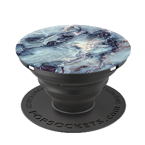 PopSockets Grip Stand Marble Print Featuring Various Shades Of Blue
