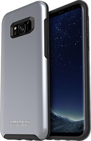 OtterBox Symmetry Series Metallic Case Titanium Silver for Galaxy S8+