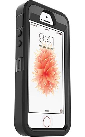 OtterBox Defender Series Case for iPhone 5/5s/SE Black