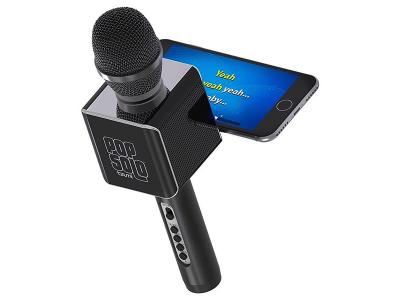 Tzumi Pop Solo Bluetooth Karaoke Microphone Black 4955B