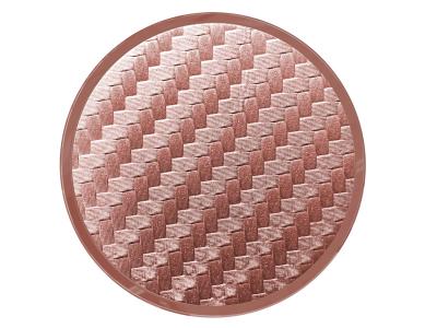 Tzumi Nuckees Trends Phone Grip - Rose Gold Carbon Fiber