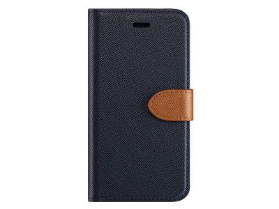 Blu Element 2 in 1 Folio iPhone XR Blue/Tan