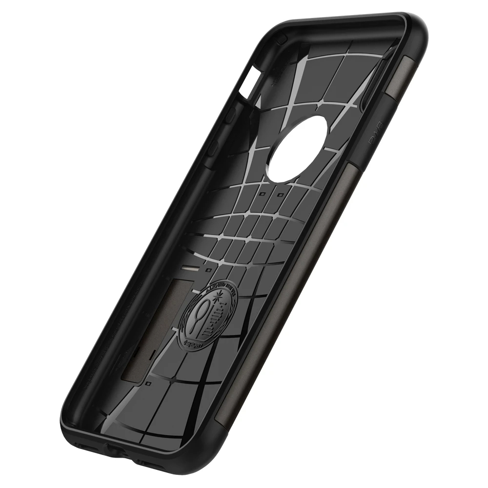 Spigen Slim Armor Gun Metal Case For iPhone XS Max