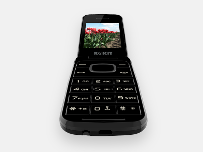Rokit F-One Flip Unlocked 3G Dual Sim Phone In Black