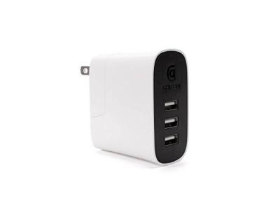 Griffin PowerBlock Universal 3-Port Multi Device USB Wall Charger
