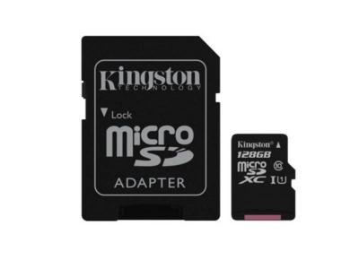 Kingston 128GB Canvas Select Micro SDXC Card with SD Adapter, Class 10