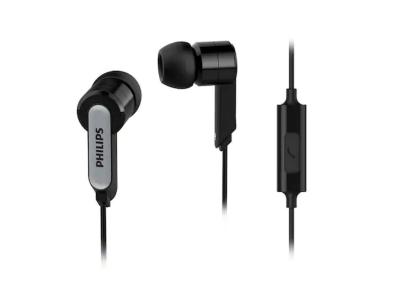 Philips SHE1405 In-Ear Headphone With Mic In Black