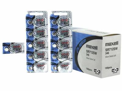 Maxell 346 10mAh 1.55V Silver Oxide Button Cell Battery