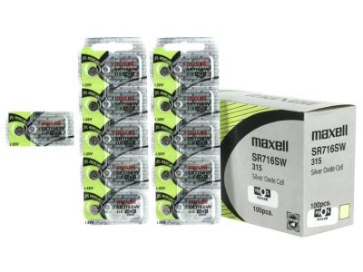 Maxell 315 22mAh 1.55V Silver Oxide Button Cell Battery