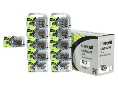 Maxell 362 25mAh 1.55V Silver Oxide Button Cell Battery