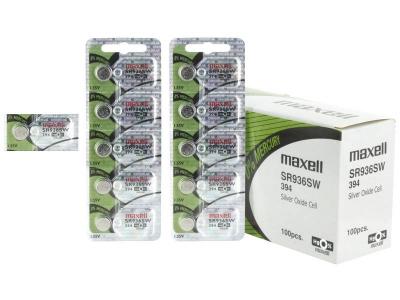 Maxell 394 71mAh 1.55V Silver Oxide Button Cell Battery