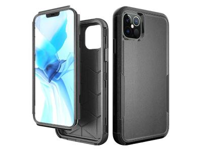 6.1 Tough Anti-Slip Hybrid Case Cover For iPhone 12/Pro In Black