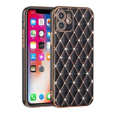 Grid Design TPU Case Cover for iPhone 12 , iPhone 12 Pro