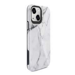 Blu Element Mist 2X Fashion Case White Marble for iPhone 13
