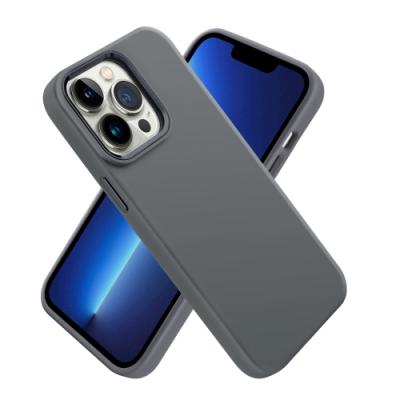 Mobile Magic For iPhone 15 Premium Liquid Silicone Case Cover in Grey - 792058545786