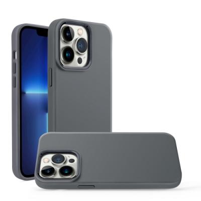 Mobile Magic For iPhone 15 Premium Liquid Silicone Case Cover in Grey - 792058545786
