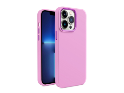 Mobile Magic For iPhone 15 Premium Liquid Silicone Case Cover in Rose Pink 