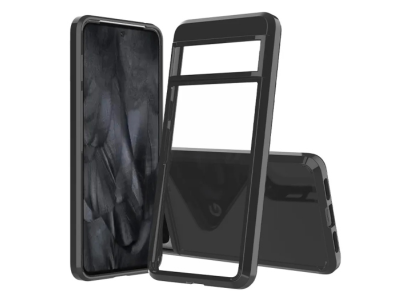 Mobile Magic Transparent Hybrid Clear PC Black TPU Case For Google Pixel 8 Pro 5G