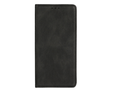 Mobile Magic For iPhone 15 Wallet Premium PU Vegan Leather ID Card Money Holder in Black
