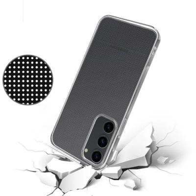 Simple Basic Minimalistic Transparent Clear Thick TPU Case Cover for Samsung Galaxy s24 Plus