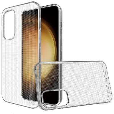 Simple Basic Minimalistic Transparent Clear Thick TPU Case Cover for Samsung Galaxy s24 Plus