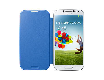 SAMSUNG GALAXY S4 FLIPCOVER BLU